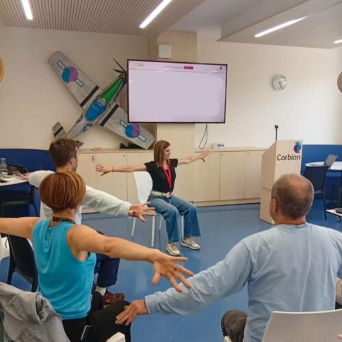 Imatges De La Sessió Associada A La Prevenció I Gestió De L'estrès Organitzada Per FeliciCat.